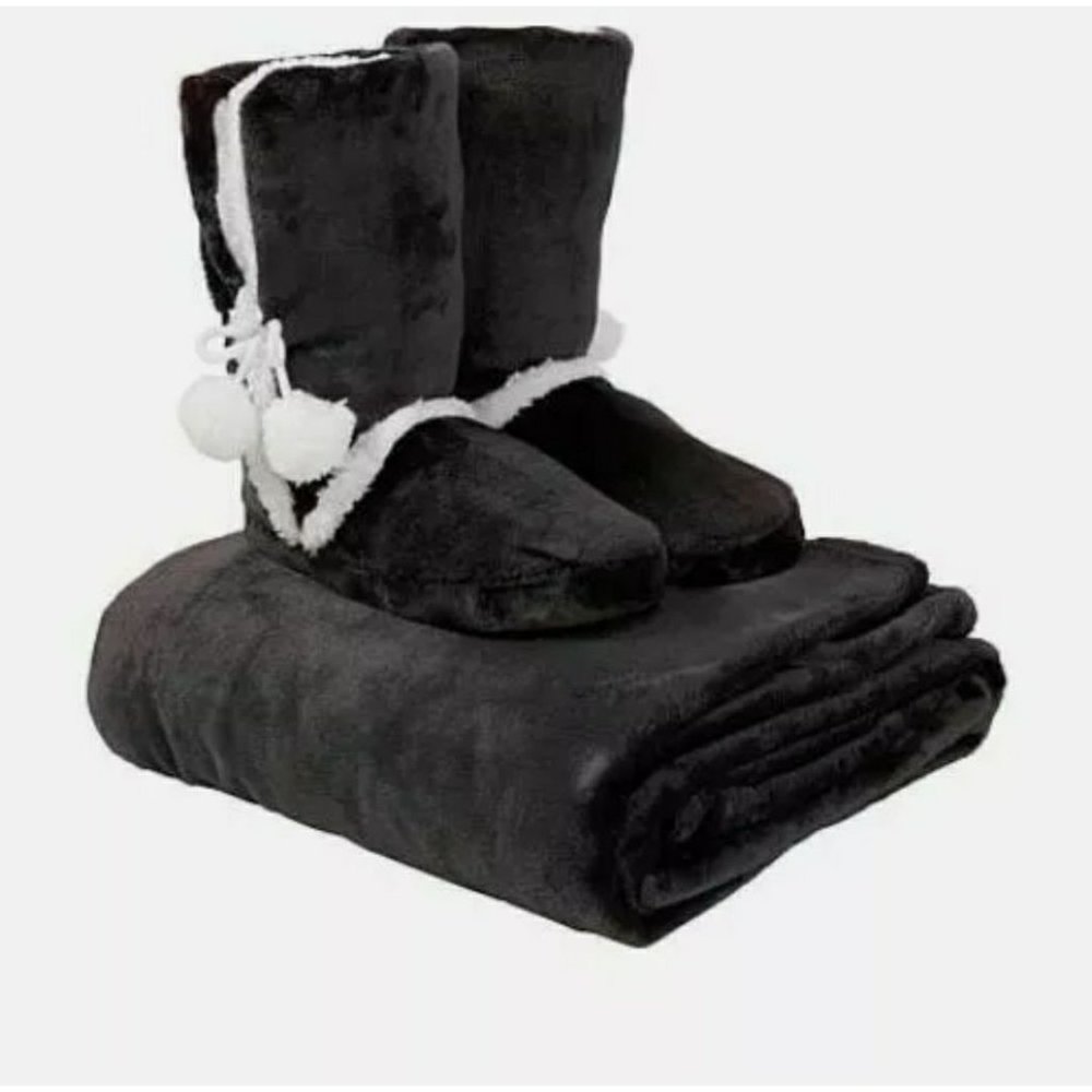 Plush Throw and Booties Gift, Large